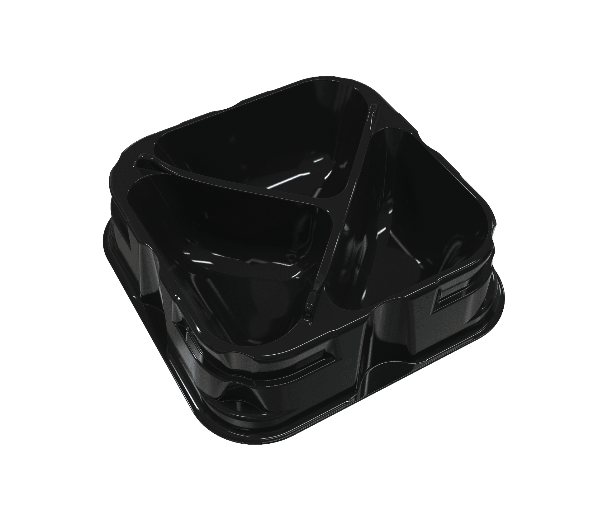 Black Triple-Style X-Trayz (includes the lid)