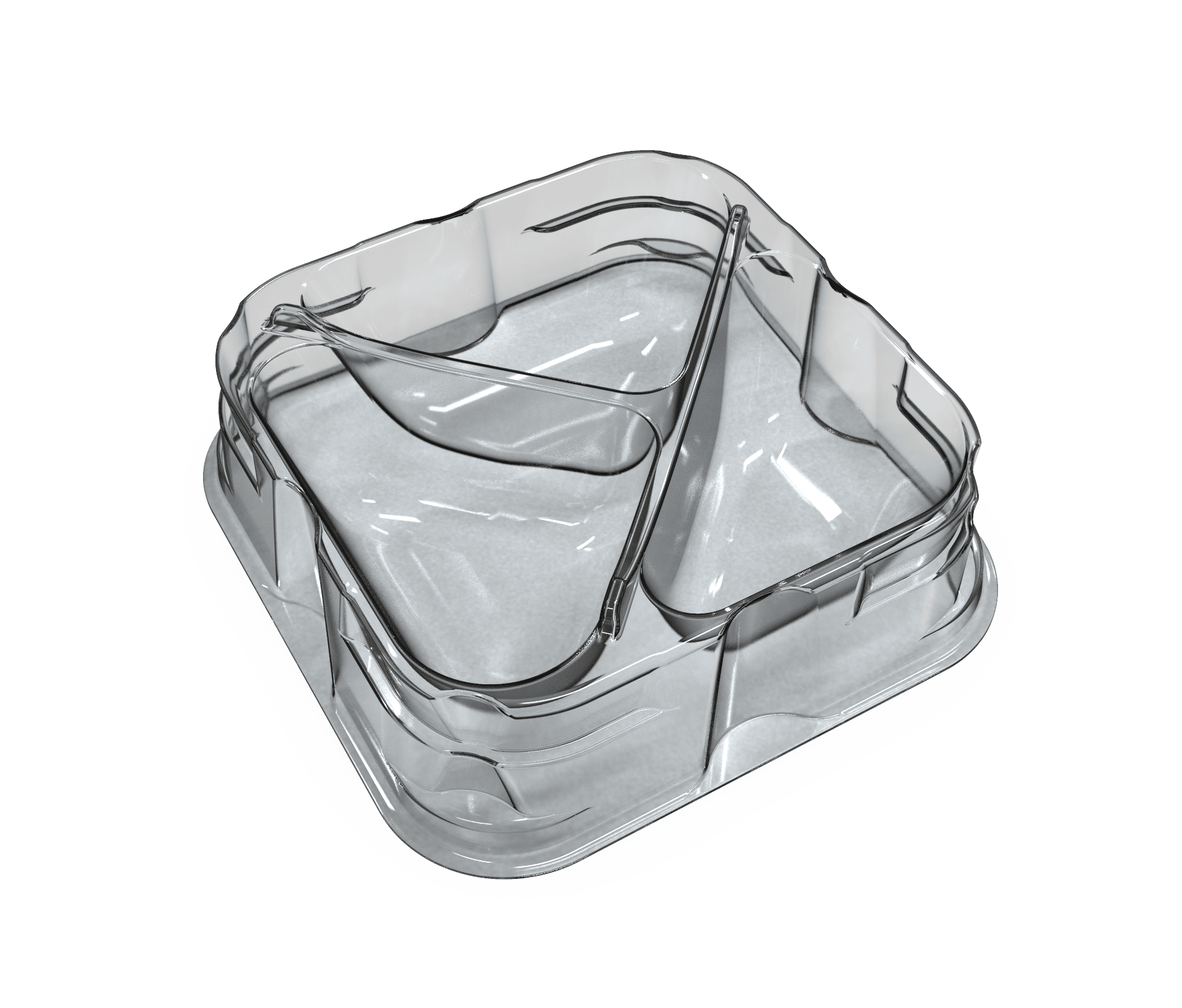 Clear Triple-Style X-Trayz (includes the lid)