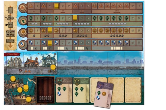 endeavor age of sail game board